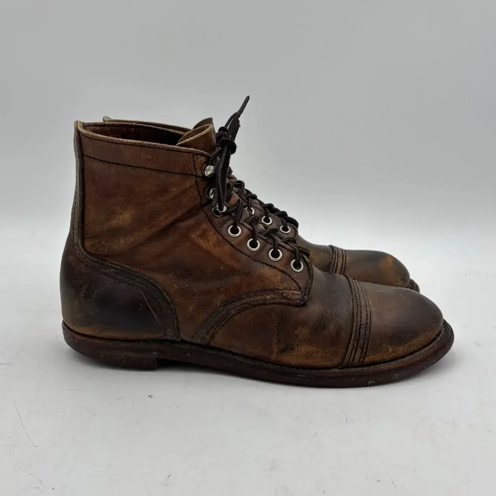 Red Wing 8111 Heritage Iron Ranger 6 Inch Work Boots Men's 7.5D Workwear